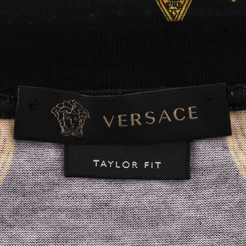 Versace Baroque Print Cotton Logo T-Shirt. Size 3XL