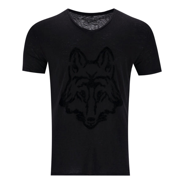 Zadig & Voltaire Cotton Blend Wolf Print T-Shirt. Size M