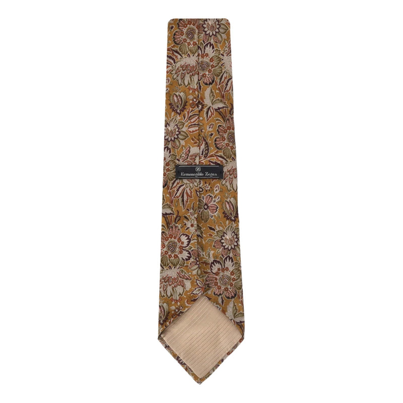 Ermenegildo Zegna Floral Silk Tie