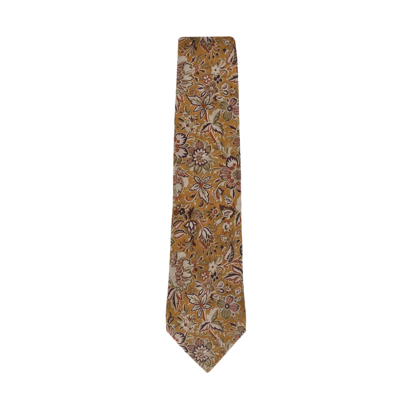 Ermenegildo Zegna Floral Silk Tie