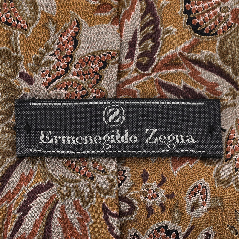 Ermenegildo Zegna Floral Silk Tie