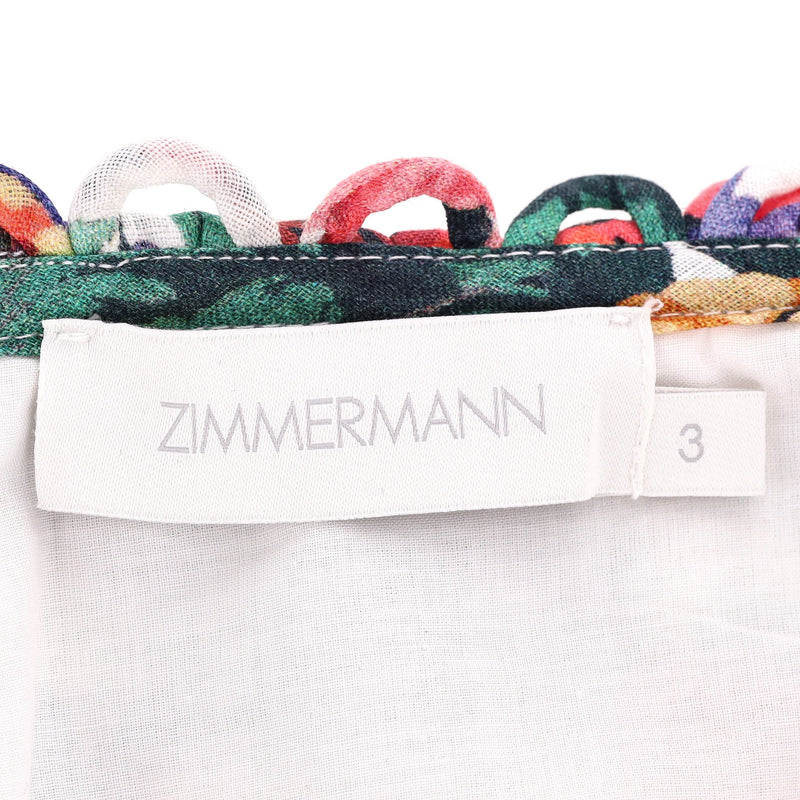 Zimmerman Floral Linen Top. Size 3