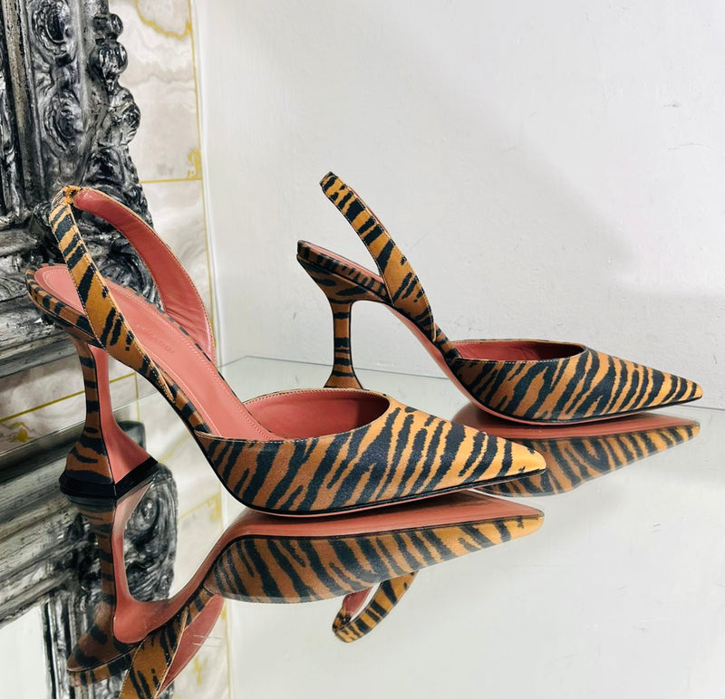 Louis Vuitton Tri-Color Leopard Print Canvas Bow Platform Wedge Slingback  Sandals Size 40 Louis Vuitton