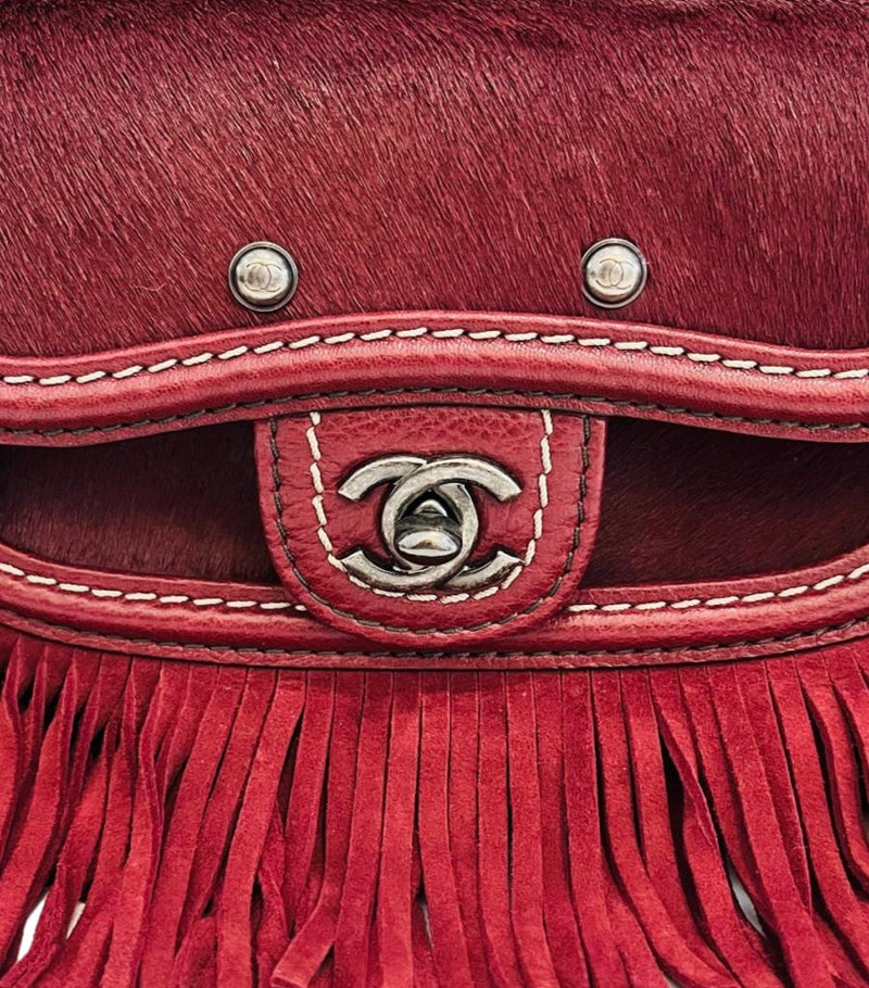 Chanel  Paris-Dallas Pony Hair & Leather Fringe Bag