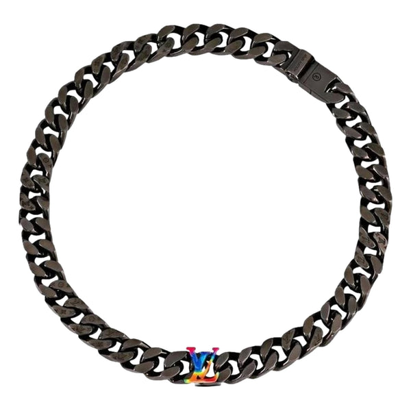 Louis Vuitton 2054 Rainbow - Virgil Abloh Ltd Edition Ruthenium Necklace